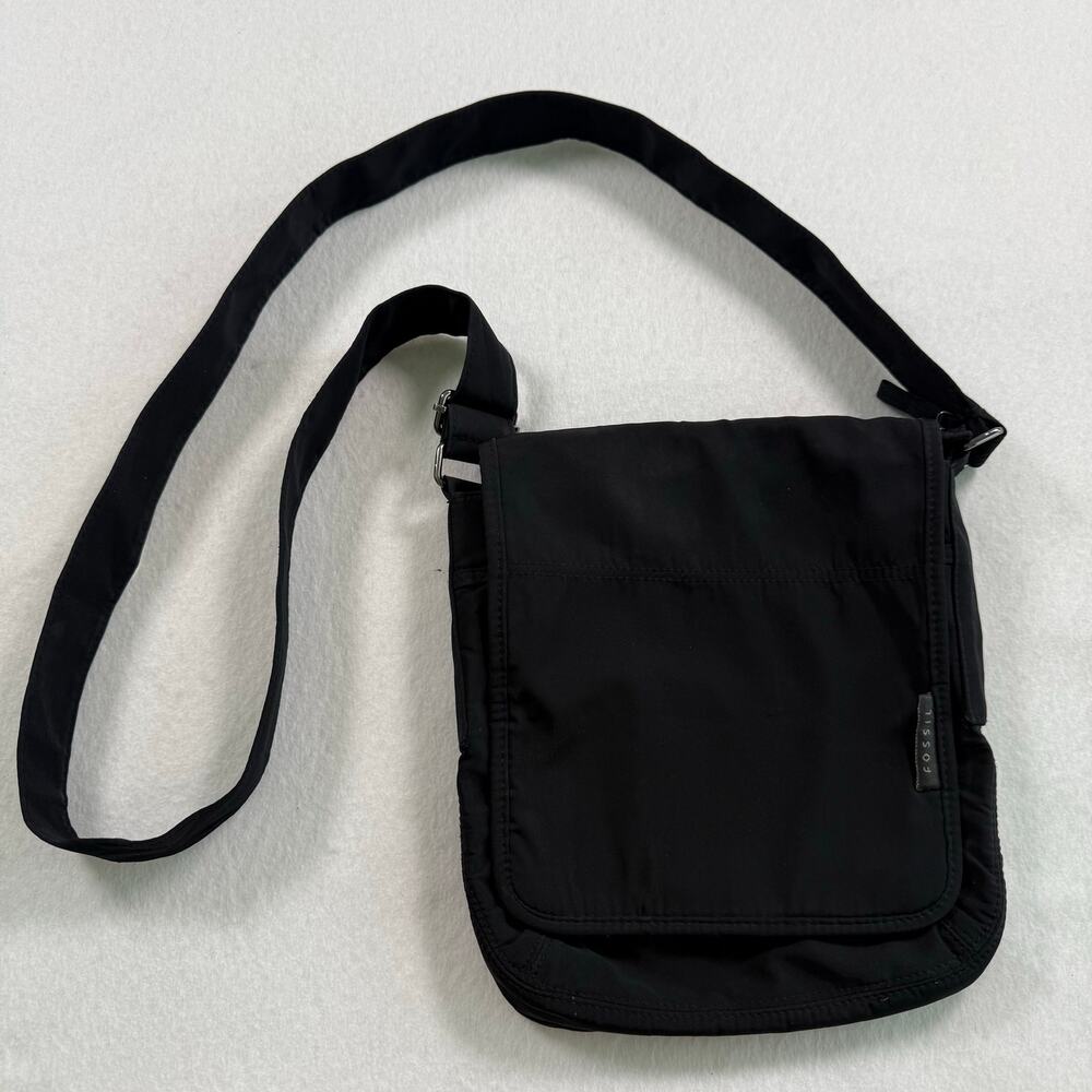 Fossil Black Nylon Crossbody bag